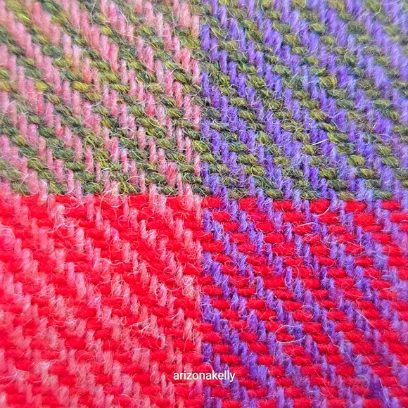 NWOT Wool Irish Donegal Tweed Triona Colorful Skinny Scarf - Picture 5 of 9